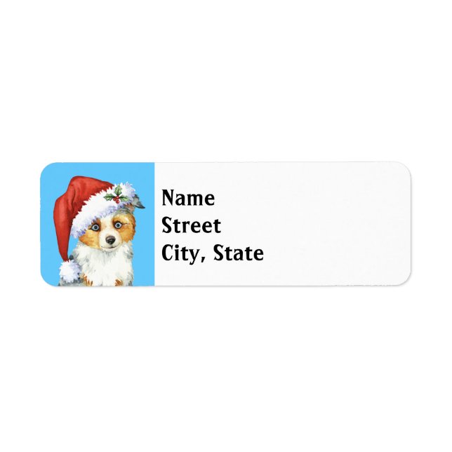 Happy Howlidays Mini American Shepherd (Front)