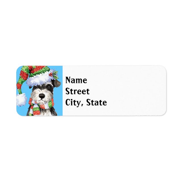 Happy Howlidays Miniature Schnauzer (Front)