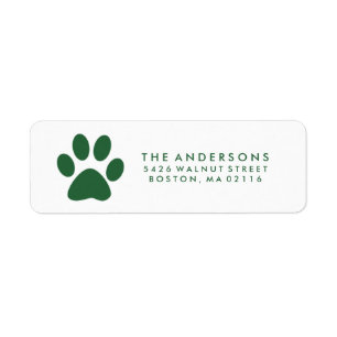 Happy Howlidays Paw Print Holiday