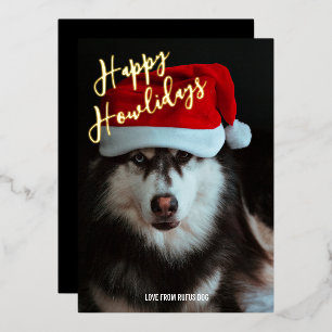 Happy Howlidays Personalised Photo