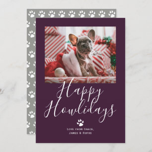 Happy Howlidays Pet Dog Christmas Holiday Card