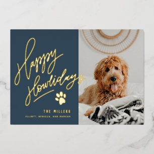 Happy Howlidays Pet Photo Christmas