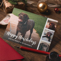 Happy Howlidays Pet Photo Collage