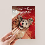 Happy Howlidays | Pet Photo Holiday Card<br><div class="desc">Spread cheer this season with this cute "Happy Howlidays" design with a full-bleed photo to showcase your fur baby.</div>