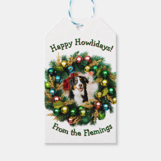Happy Howlidays Photo Card Gift Tags