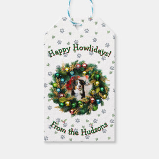Happy Howlidays Photo Card Gift Tags