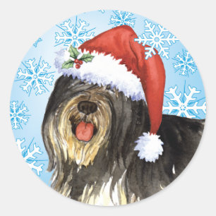 Happy Howlidays PON Classic Round Sticker