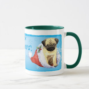 Happy Howlidays Pug Mug