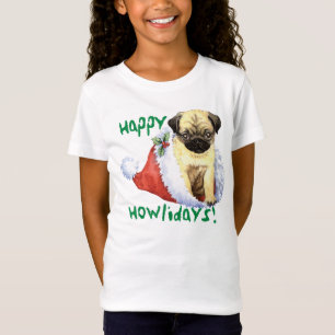 Happy Howlidays Pug T-Shirt