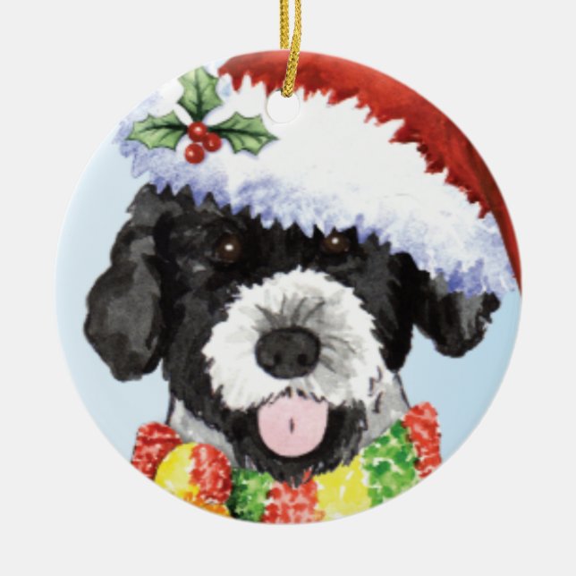 Happy Howlidays PWD Ceramic Tree Decoration (Front)