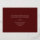 Happy Howlidays Red Gold Calligraphy Pet Photo