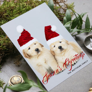Happy Howlidays Season's Greetings Photo Christmas Holiday Card