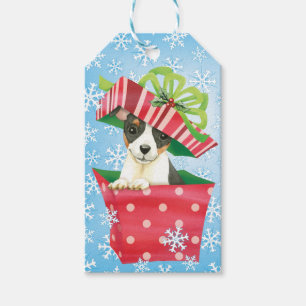 Happy Howlidays Toy Fox Terrier Gift Tags