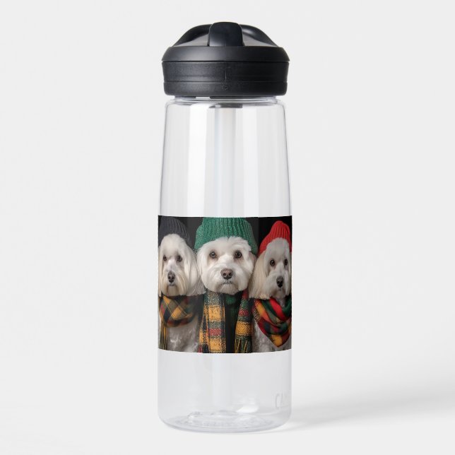 Happy Howlidays Water Bottle (Front)