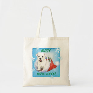 Happy Howlidays Westie Tote Bag