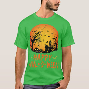 Happy Howloween, Scary Spooky Spider Bat, Hallowee T-Shirt