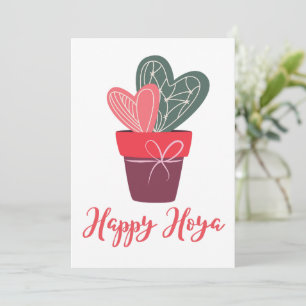 Happy Hoya Cute Love Valentine's Day Romantic Holiday Card