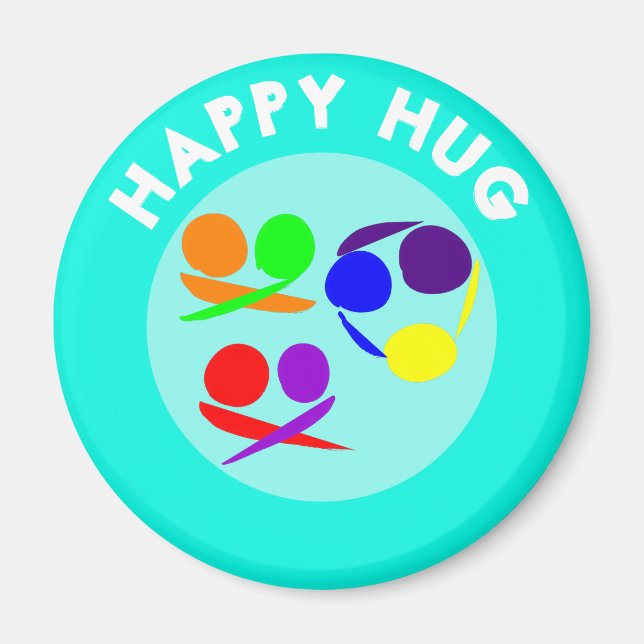 HAPPY HUG MAGNET (Front)