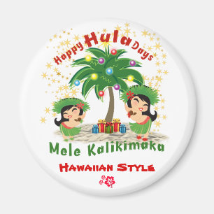 Happy Hula Days 3 Magnet 