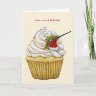 Happy Hummer birthday card