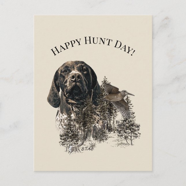 Happy Hunt Day! Postcard (Front)