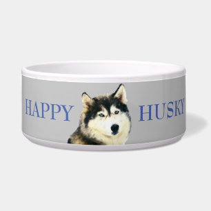 Happy Husky Dog Bowl