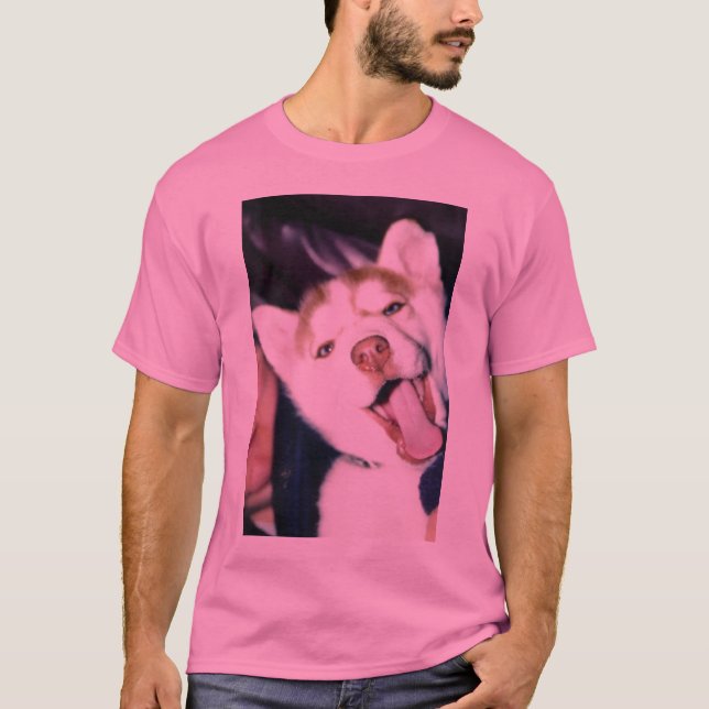 Happy Husky T-Shirt (Front)
