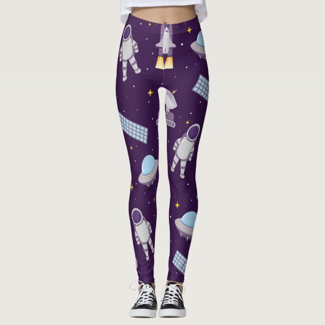 Happy in Space Leggings (Front)