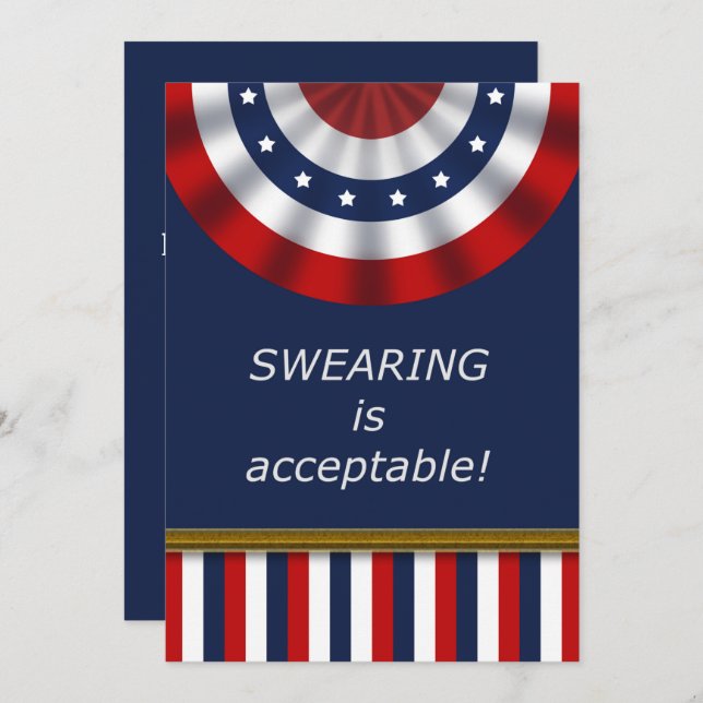 Happy Inauguration Day! Patriotic (Front/Back)