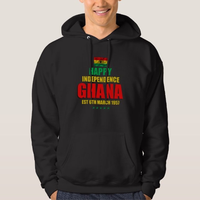 Happy Independence Celebration Ghana Hoodie (Front)