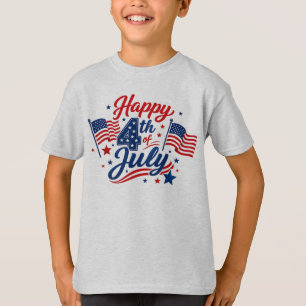 Happy Independence Day 4th July Patriotic T-Shirt