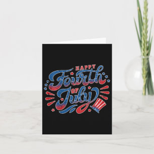 Happy Independence Day 4th Of July Kids Toddler Card
