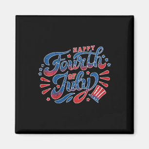Happy Independence Day 4th Of July Kids Toddler Magnet