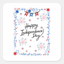 Happy Independence Day Greeting Card USA 4th July