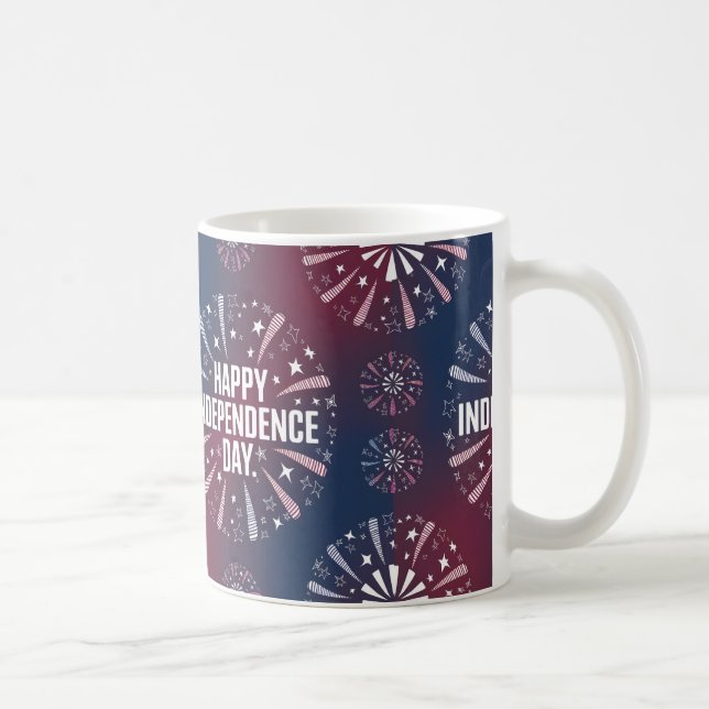 Happy Independence Day & July 4 Gift Idea Coffee Mug (Right)