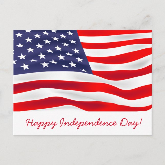 Happy Independence Day! Postcard (Front)