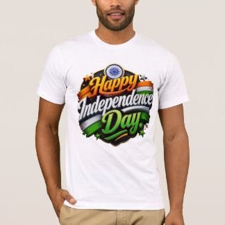 Happy Independence Day – Premium 3D Patriotic T-Shirt