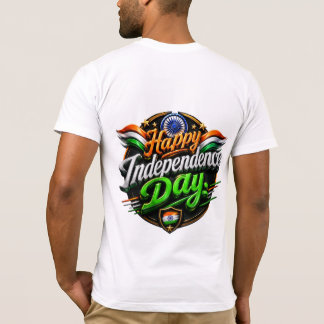 Happy Independence Day – Premium 3D Patriotic  T-Shirt