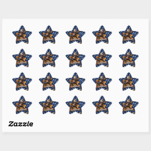 Happy Independence Day star de description Sticker