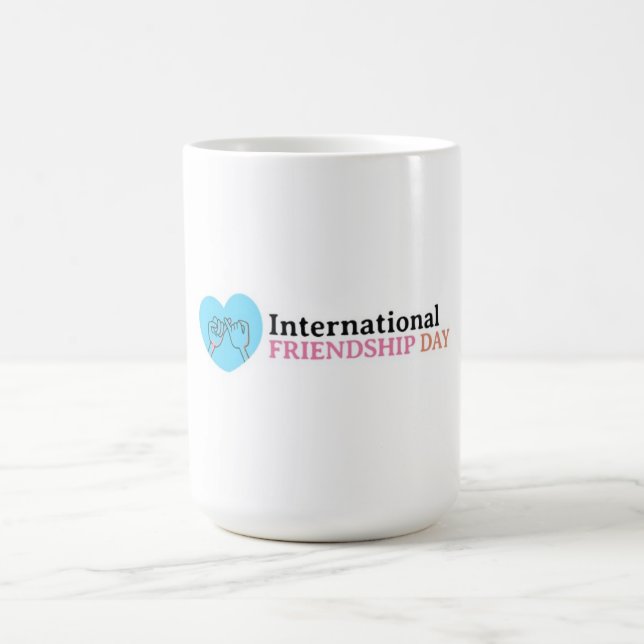 Happy International Friendship Day Coffee Mug (Center)
