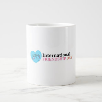 Happy International Friendship Day Large Coffee Mug