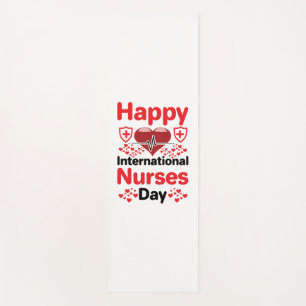 happy international nurses day yoga mat