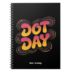 Happy International Polka Dot Day Women Girls Kids Notebook