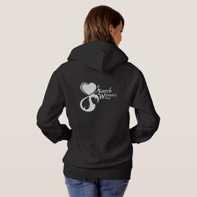 happy International Women’s Day 2026 Hoodie (Back Full)