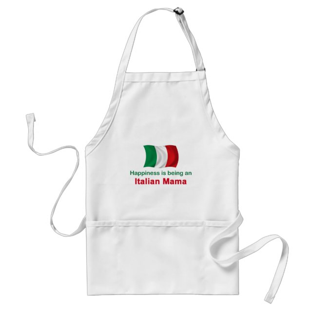 Happy Italian Mama Standard Apron (Front)