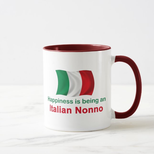 Happy Italian Nonno Mug (Right)