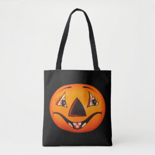 Happy Jack O’ Lantern Halloween Tote Bag