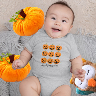 Happy Jack O'Lanterns Baby Bodysuit