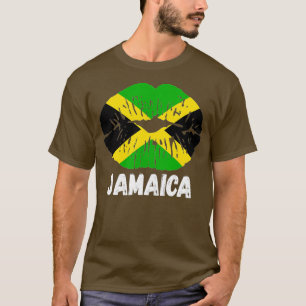 Happy Jamaica 60th Independence Day Lips Jamaican  T-Shirt