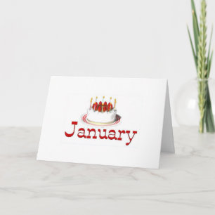 HAPPY ***JANUARY*** BIRTHDAY TO YOU CARD